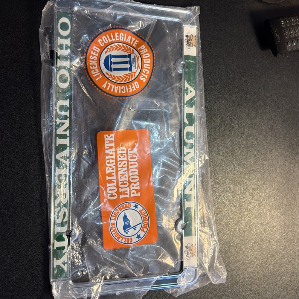 Ohio University Bobcats Alumni Metal License Plate Frame Metal